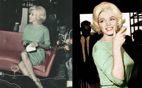 Marilyn's Pucci blouse worn during her George Barris photo shoot, 1962.  This is a favorite of mi…