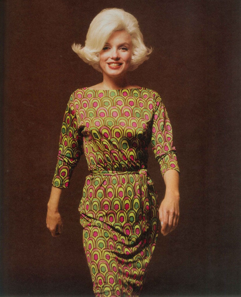 Marilyn's Pucci blouse worn during her George Barris photo shoot, 1962.  This is a favorite of mi…